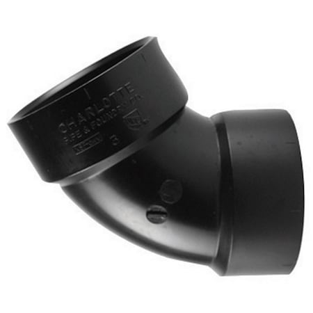 Charlotte Pipe And Foundry ABS003190800HA Abs-dwv 60 deg Elbow 42270